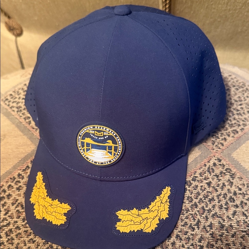 Melin Captains Collection A-Game Hydro Nautical Navy Blue Cap